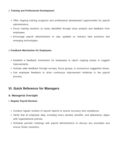 Free Payroll Accounting Management Guide Template to Edit Online