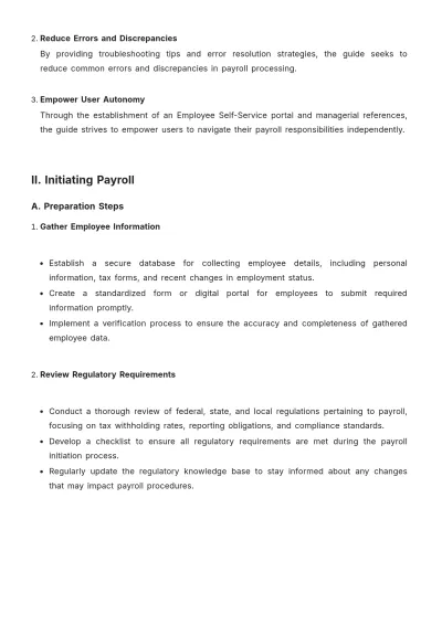 Free Payroll Accounting Management Guide Template to Edit Online