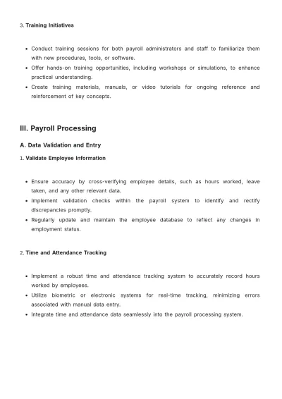 Free Payroll Accounting Management Guide Template to Edit Online