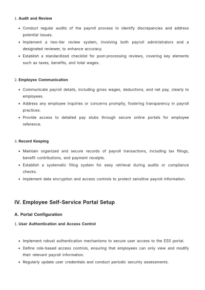 Free Payroll Accounting Management Guide Template to Edit Online