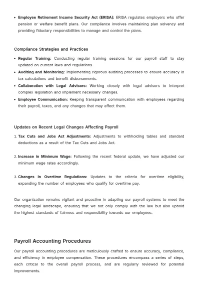 Free Payroll Accounting Practices Journal Template to Edit Online