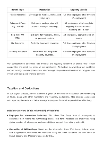 Free Payroll Accounting Practices Journal Template to Edit Online