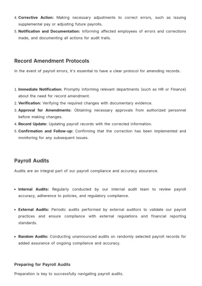 Free Payroll Accounting Administration Manual Template to Edit Online