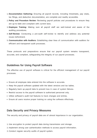 Free Payroll Accounting Administration Manual Template to Edit Online