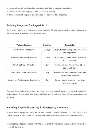 Free Payroll Accounting Administration Manual Template to Edit Online
