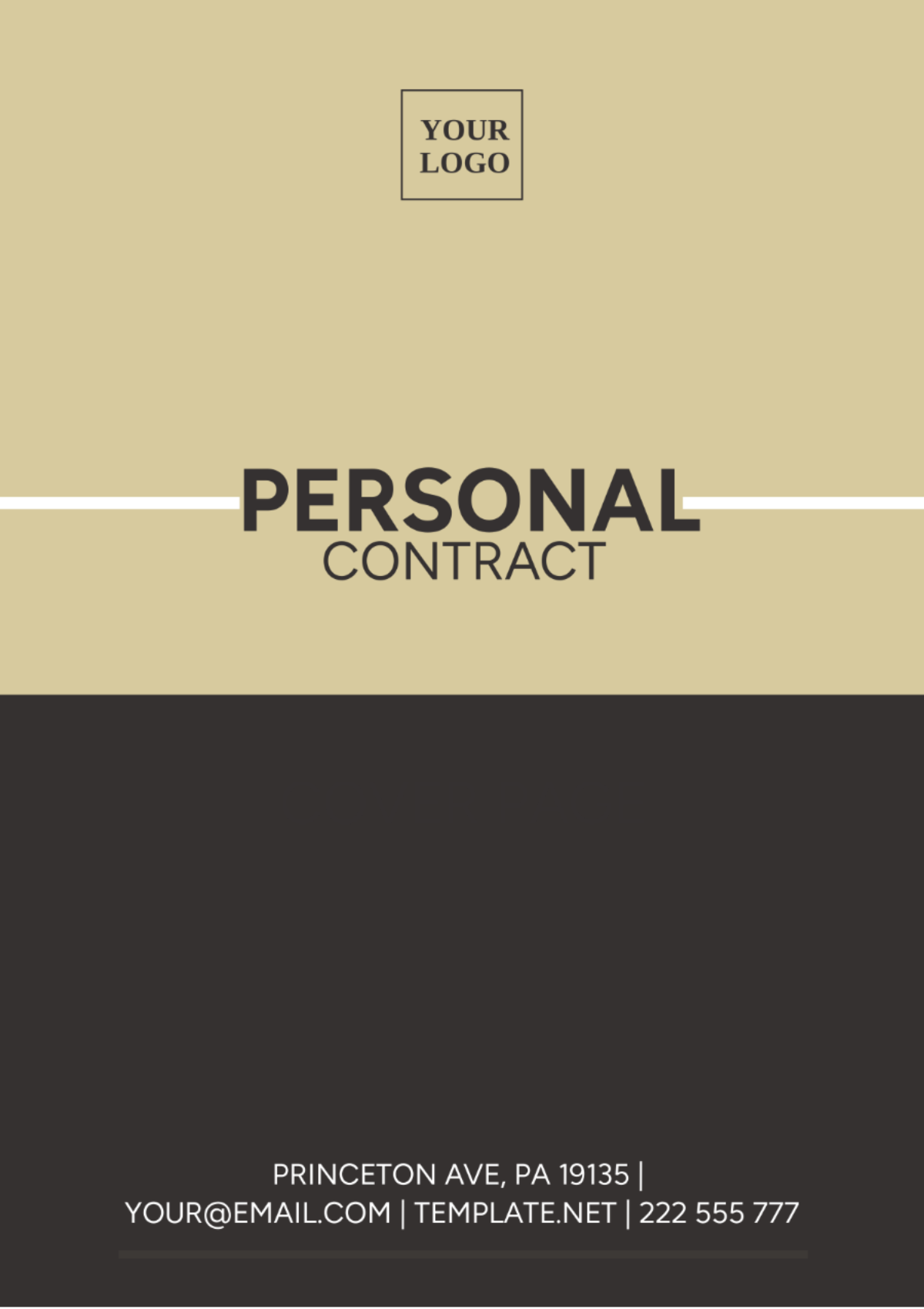 Personal Contract Template