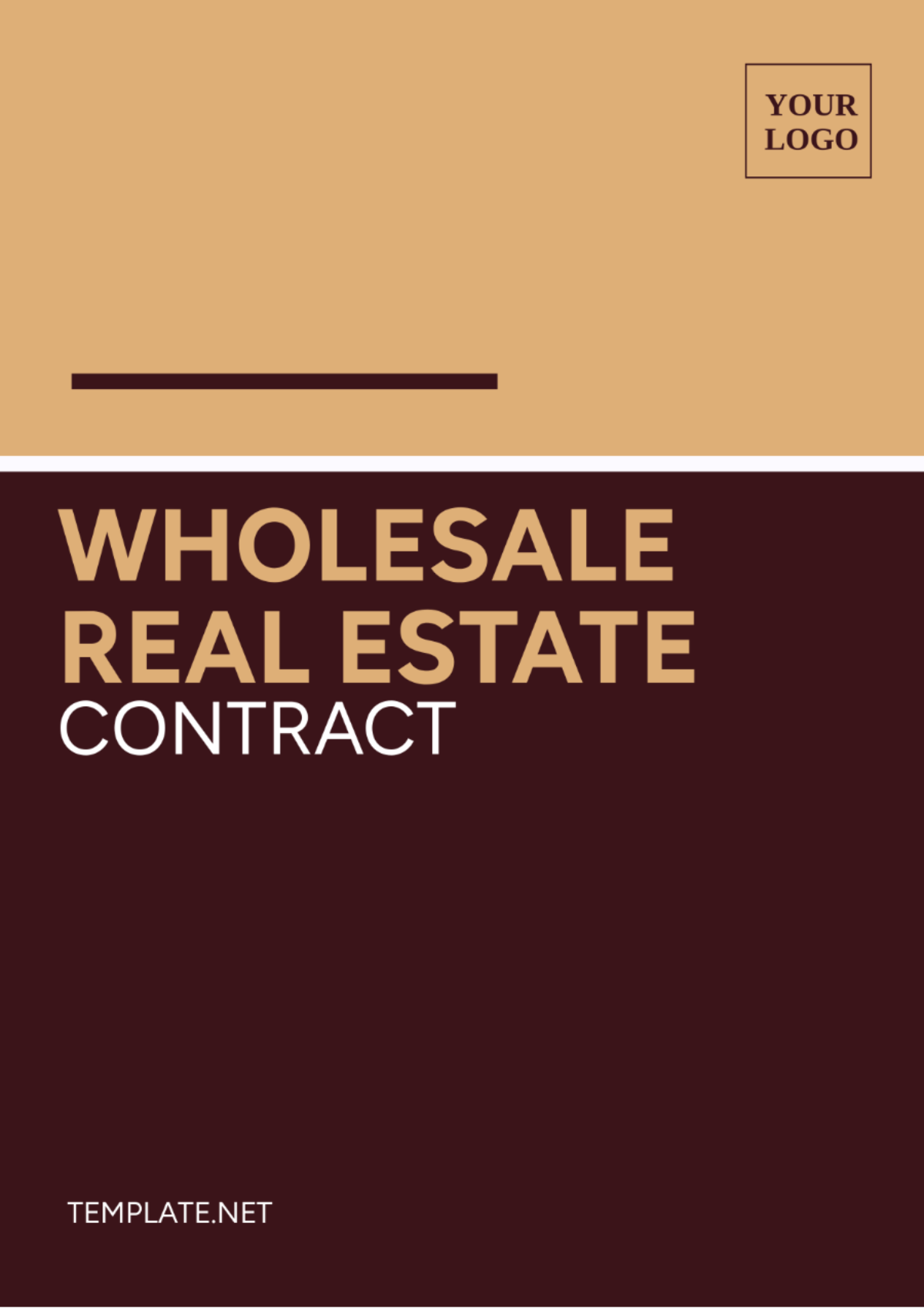 Wholesale Real Estate Contract Template