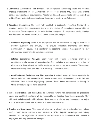 Free Payroll Accounting Standard Operating Procedures Template to Edit Online