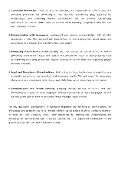 Free Payroll Accounting Training Manual Template to Edit Online