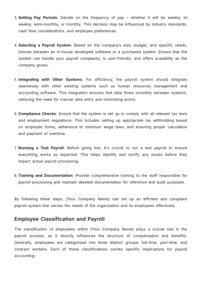 Free Payroll Accounting Training Manual Template to Edit Online