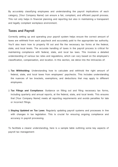 Free Payroll Accounting Training Manual Template to Edit Online
