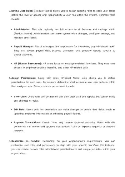 Free Payroll Accounting Software User Guide Template to Edit Online