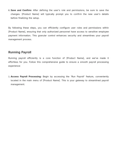 Free Payroll Accounting Software User Guide Template to Edit Online