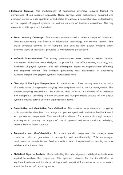Free Payroll Accounting Impact Study Template to Edit Online