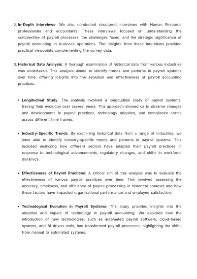 Free Payroll Accounting Impact Study Template to Edit Online