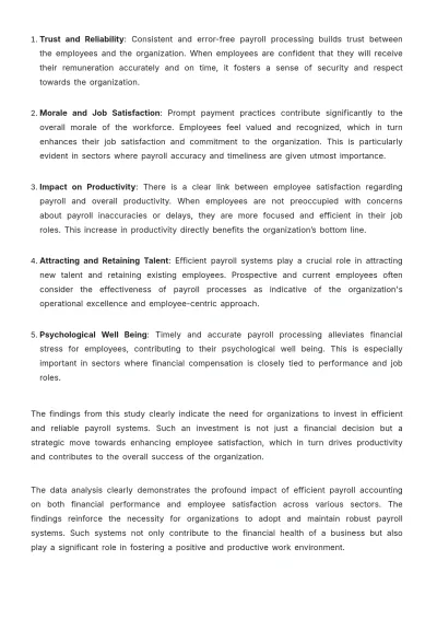 Free Payroll Accounting Impact Study Template to Edit Online