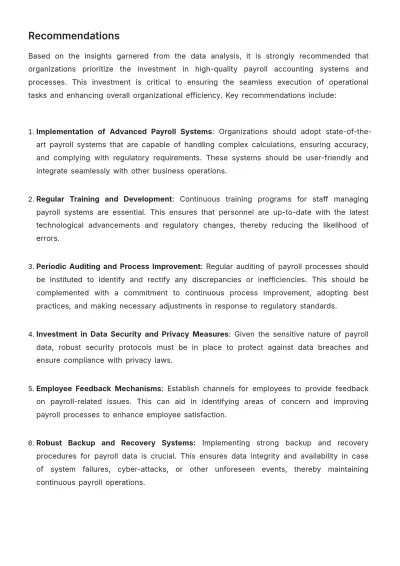 Free Payroll Accounting Impact Study Template to Edit Online