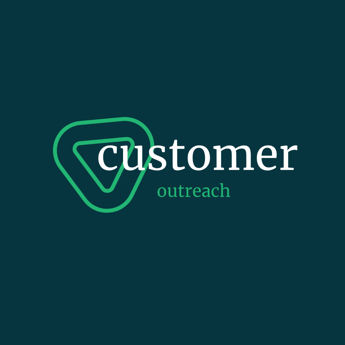 Customer Outreach Logo Template