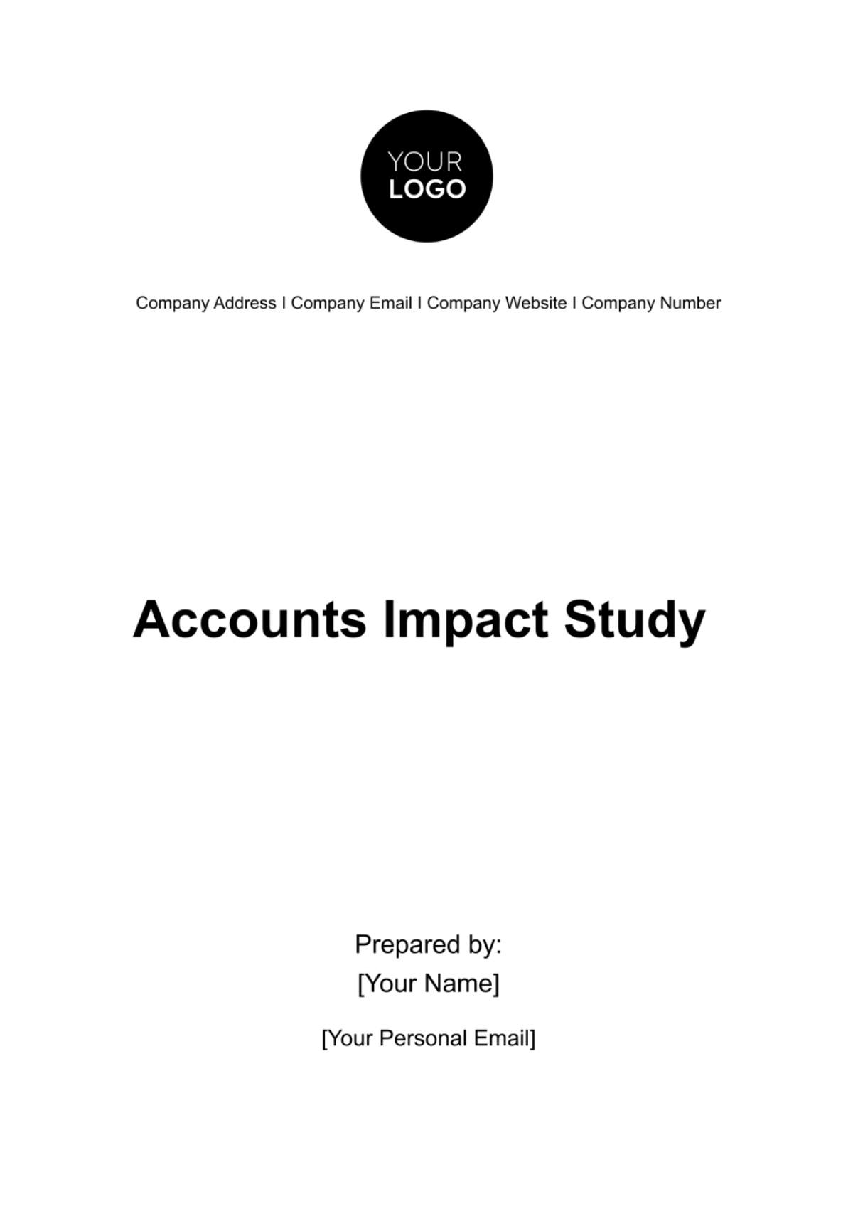 Accounts Impact Study Template