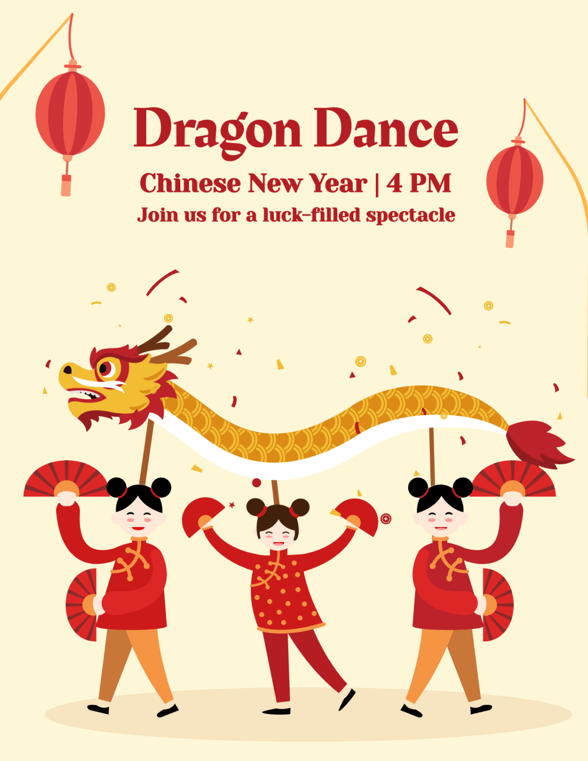 Chinese New Year Event Flyer Template