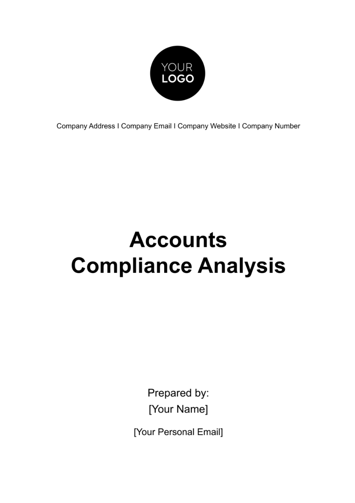 Accounts Compliance Analysis Template