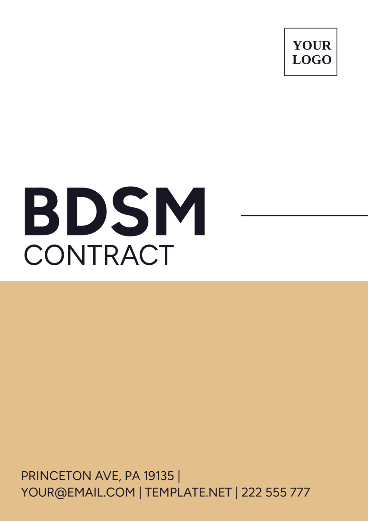 BDSM Contract Template - Edit Online & Download