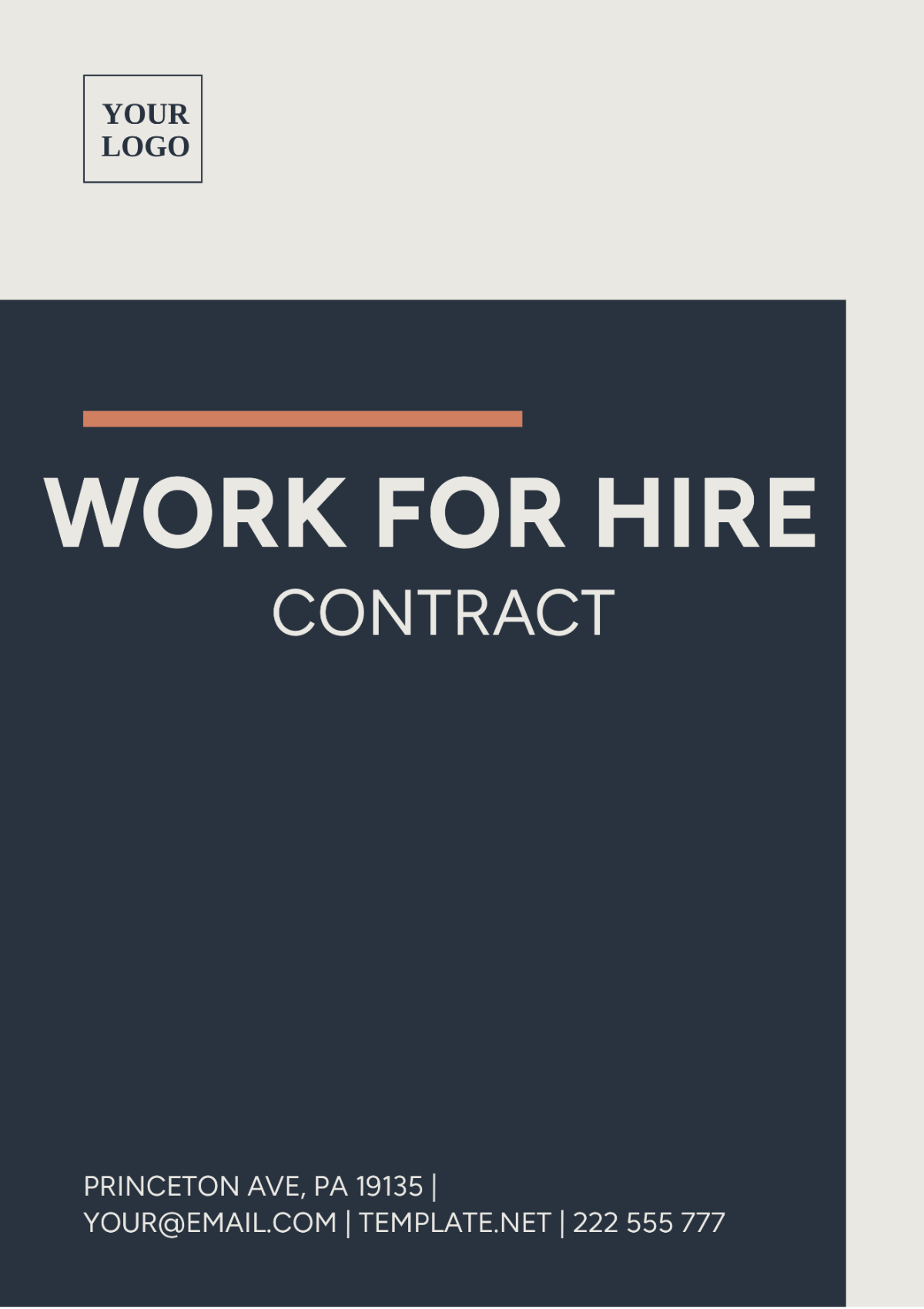 Work for Hire Contract Template - Edit Online & Download