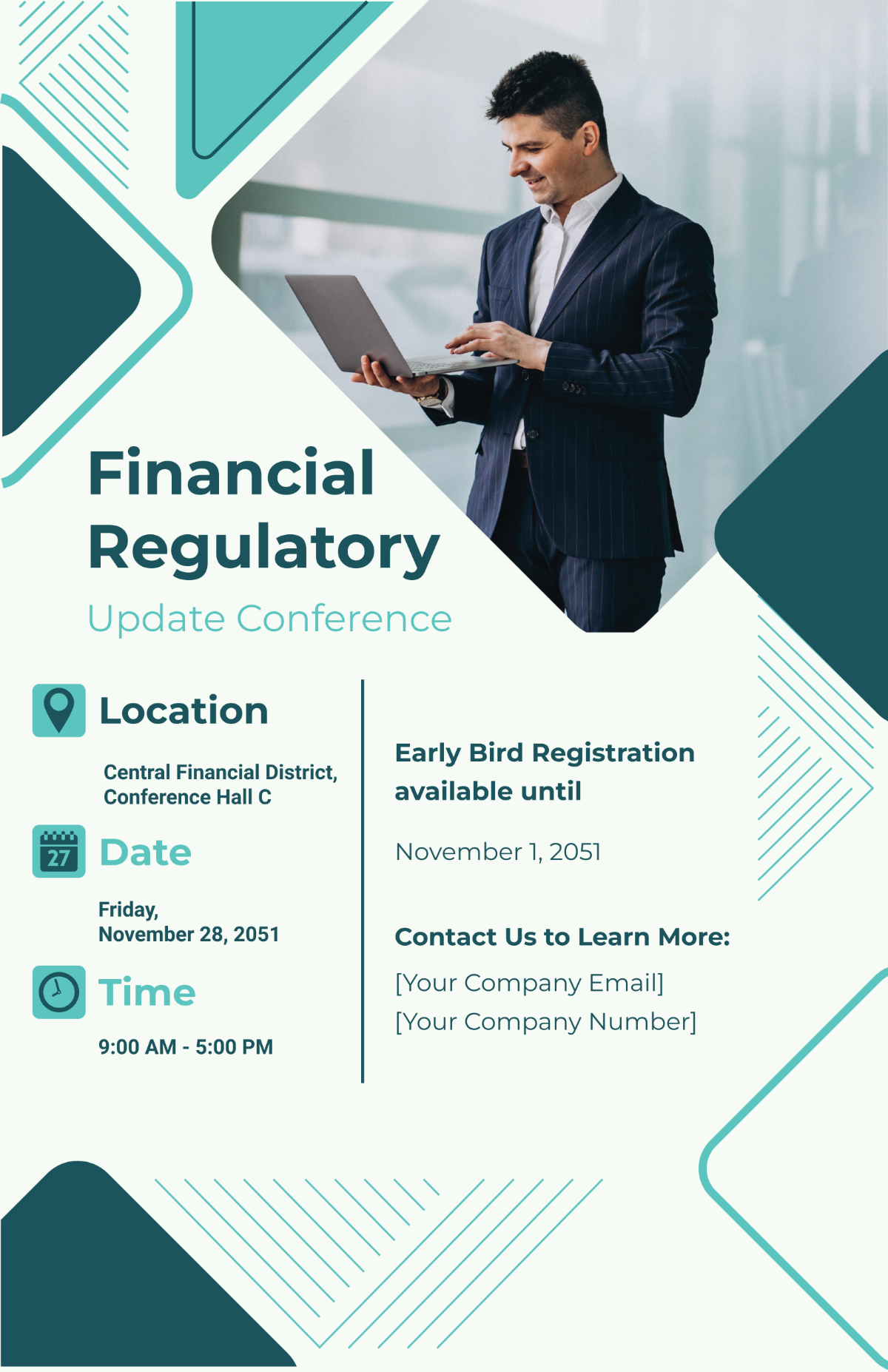 Financial Regulatory Update Conference Poster Template