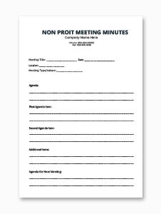 Church Meeting Minutes Template in Microsoft Word, PDF | Template.net