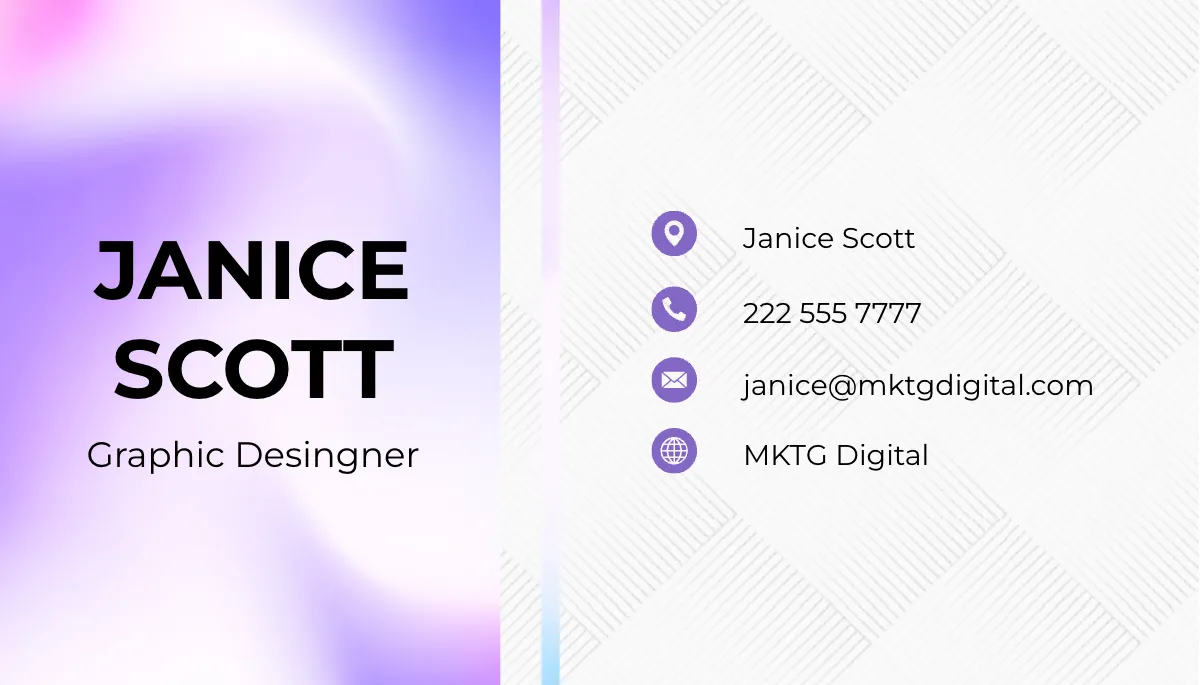 Free Digital Marketing Agency Classic Business Card Template to Edit Online