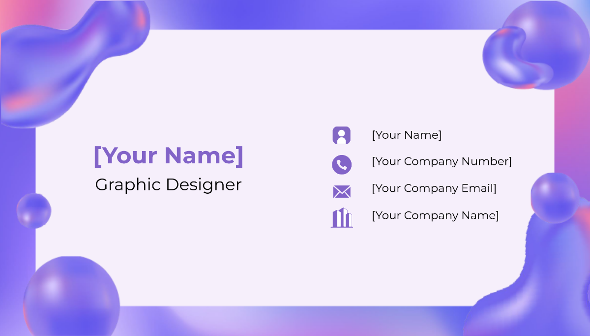 Free Digital Marketing Agency Creative Business Card Template to Edit Online