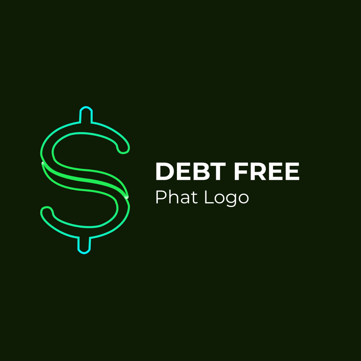 Debt-Free Path Logo Template