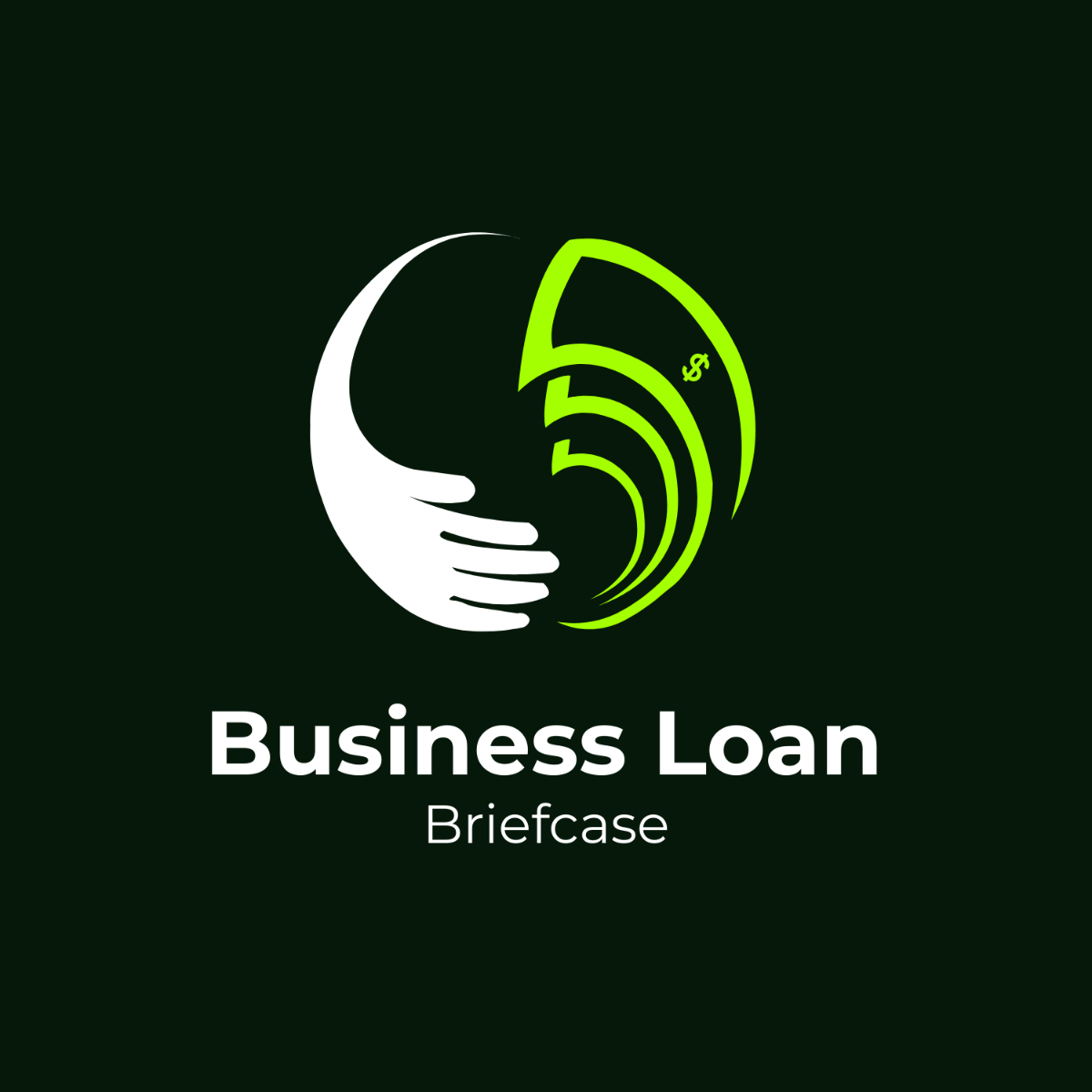 Business Loan Briefcase Logo Template