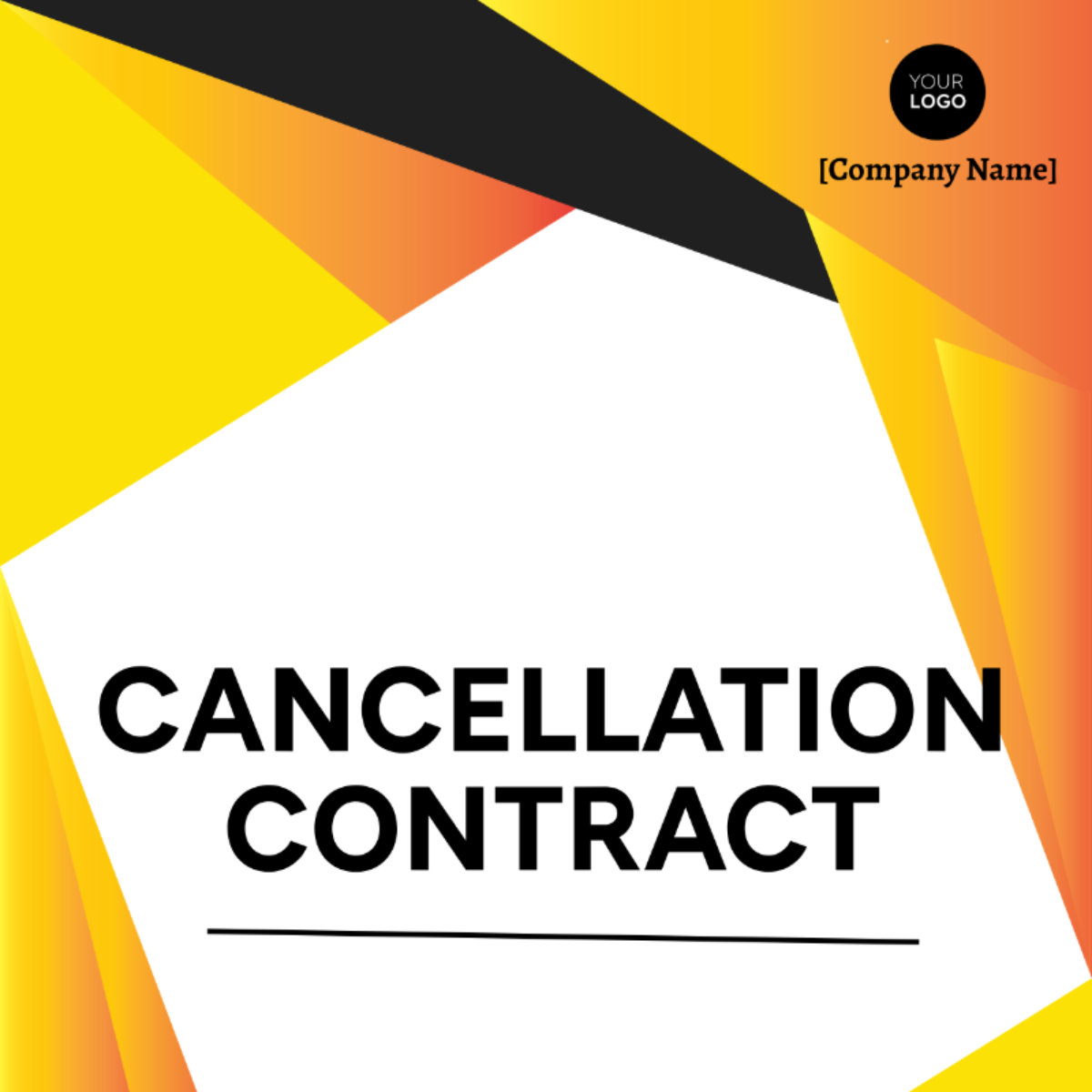 Cancellation Contract Template - Edit Online & Download