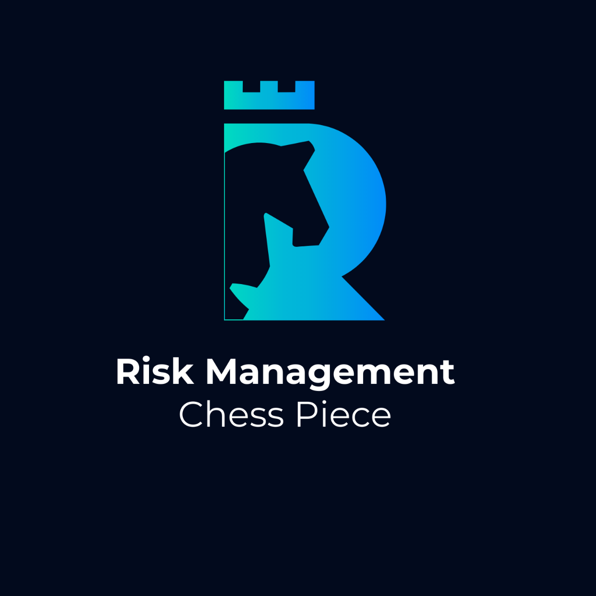 Risk Management Chess Piece Logo