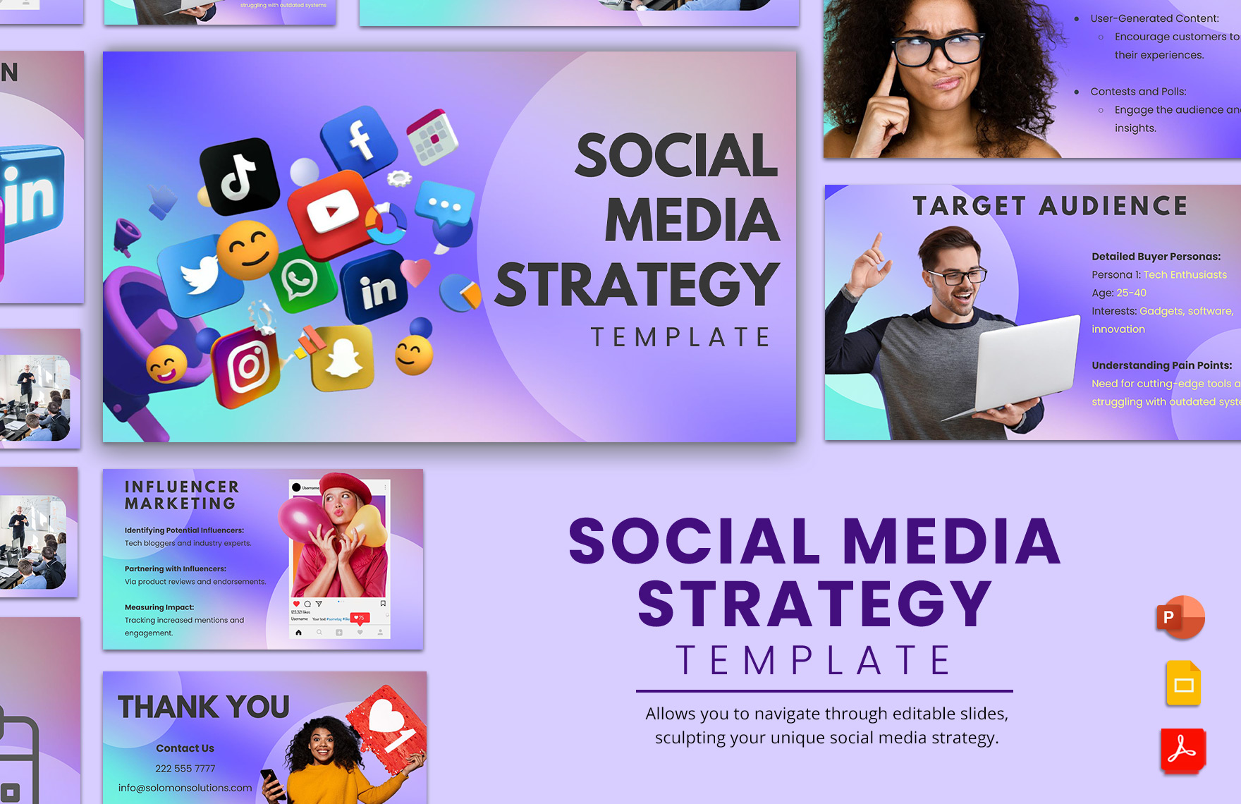 Company Social Media Strategy Example