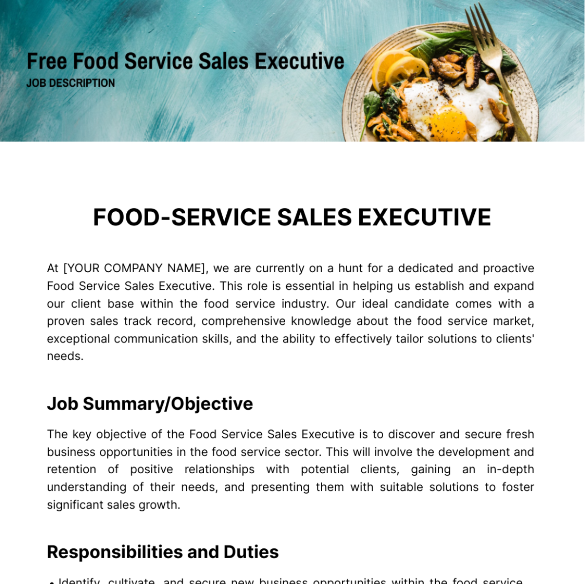 food-service-sales-executive-job-description-template-edit-online