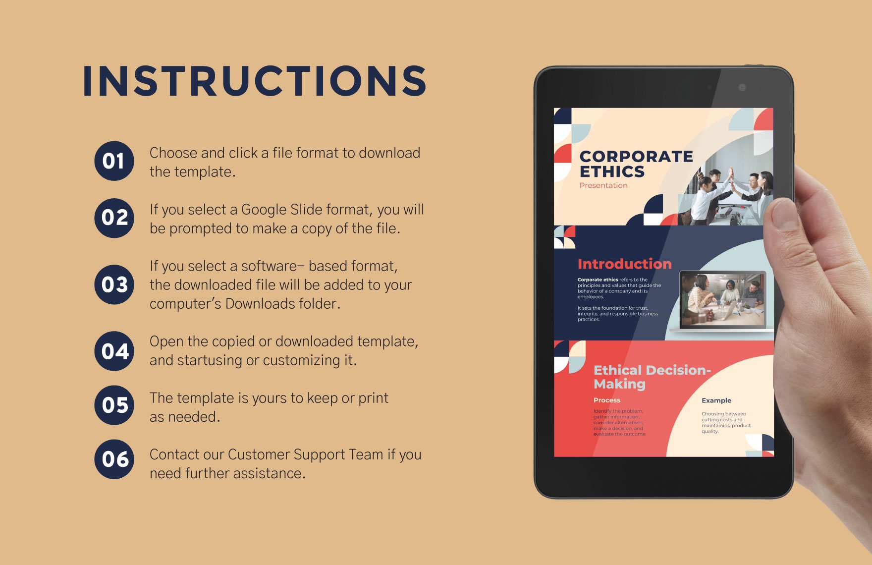 Corporate Ethics Template