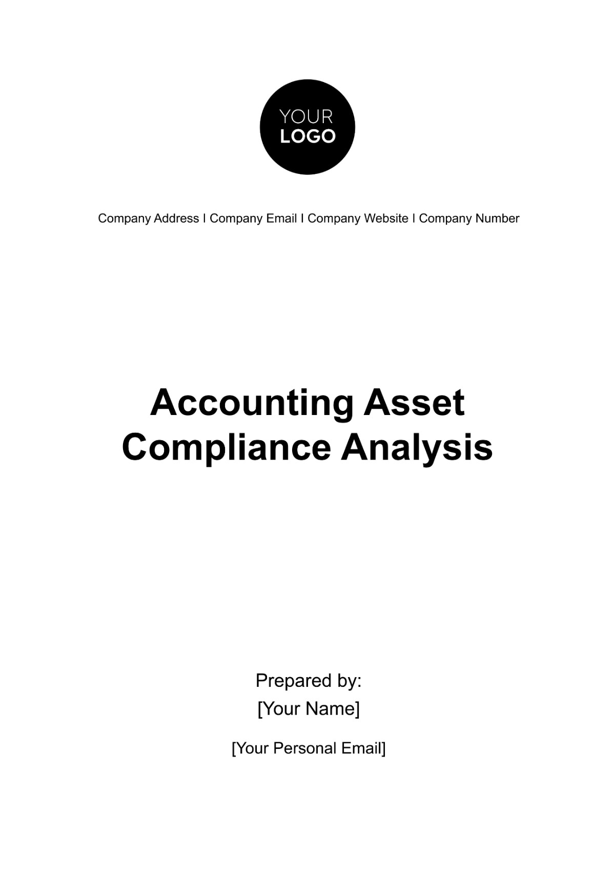 Accounting Asset Compliance Analysis Template