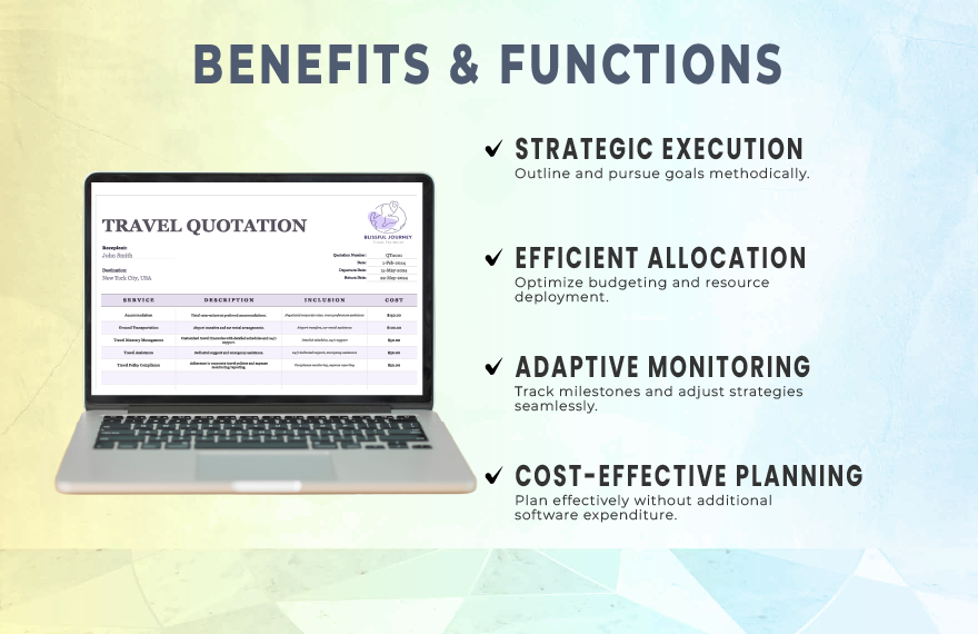 Business Travel Services Quotation Template