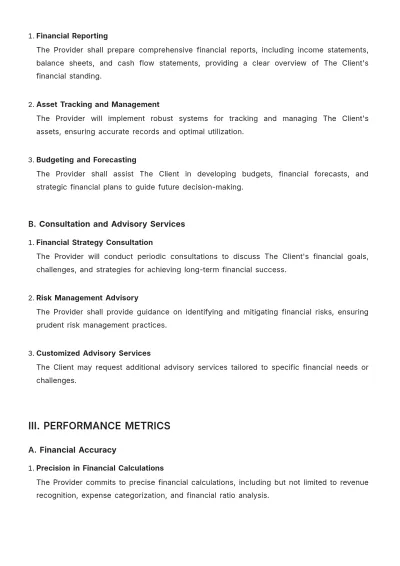 Free Accounting Asset Management SLA Template to Edit Online