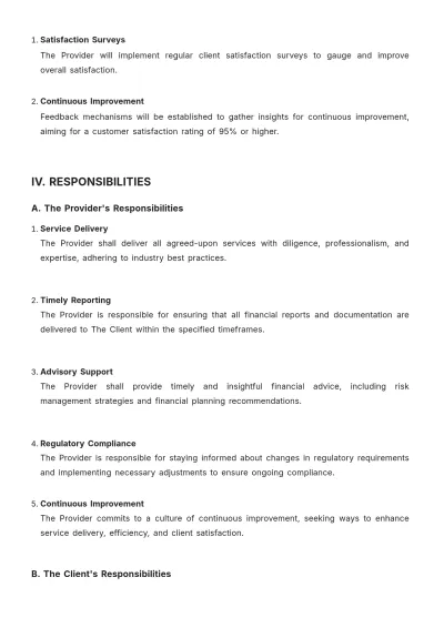 Free Accounting Asset Management SLA Template to Edit Online