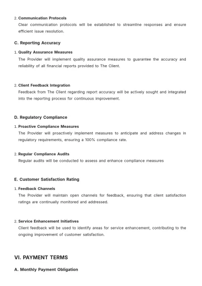 Free Accounting Asset Management SLA Template to Edit Online