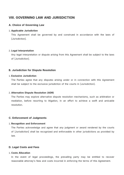 Free Accounting Asset Management SLA Template to Edit Online