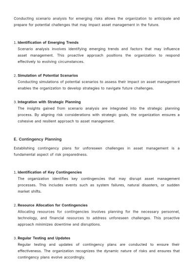 Free Accounting Strategic Asset Management Document Template to Edit Online