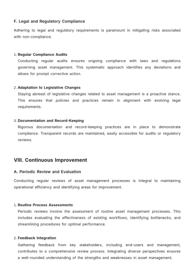 Free Accounting Strategic Asset Management Document Template to Edit Online