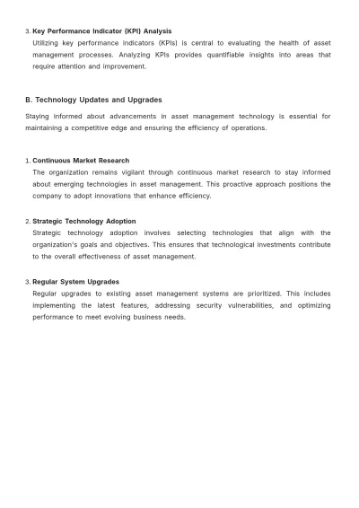 Free Accounting Strategic Asset Management Document Template to Edit Online