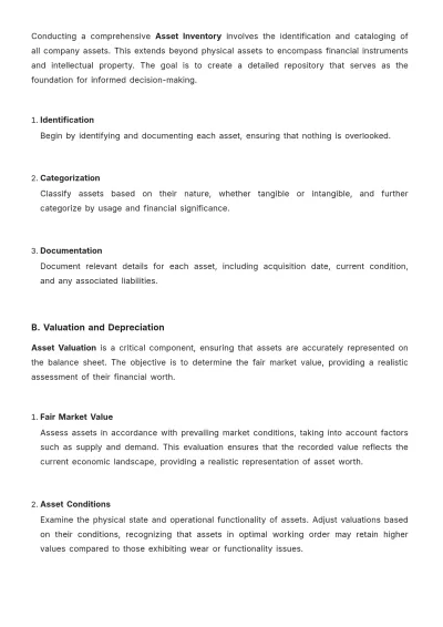Free Accounting Strategic Asset Management Document Template to Edit Online