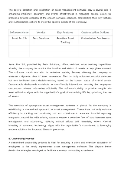 Free Accounting Strategic Asset Management Document Template to Edit Online