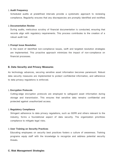Free Accounting Strategic Asset Management Document Template to Edit Online